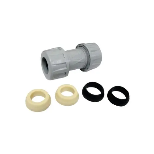 ACOPLE COMPRESION 4 PVC        EMMSA