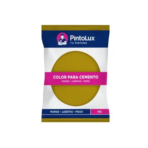 COLOR PARA CEMENTO AMARILLO LIMON 1 kg PYC